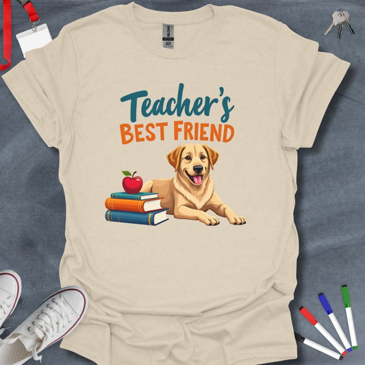 Teacher T-Shirt Natural / S Labrador Retriever Pals Educator T-Shirt